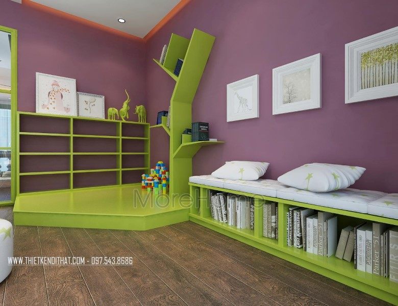 Kệ tủ cao cấp biệt thự Nguyễn Chí Thanh